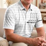 Custom All Over Print Polo Shirt - Personalized Father's Day Birthday Golf Gifts For Dad, Grandpa - Good Times And Tee Lines