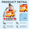 Custom Photo Acrylic Car Visor Clip - Personalized Father's Day Gifts For Dad, Grandpa - Carry My Heart With You