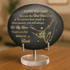 Custom Printed Rock - Personalized Father's Day Gifts For Dad, Grandpa - Family Built On Love