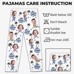 Custom Photo Pajama Pants - Personalized Father's Day Birthday Gifts For Dad, Grandpa - Dad’s Love Means Everything
