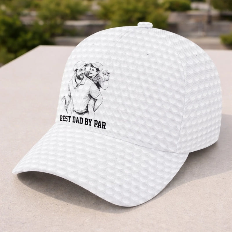 Custom Photo Hat, All Over Print Classic Cap - Personalized Father's Day Birthday Golf Gifts For Dad, Grandpa - Dad Life, Golf Life