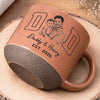 Custom Photo Printed Pottery Mug - Personalized Father's Day, Baby Shower, Gender Reveal Gifts For New Moms, New Dads, New Parents - Hello Little One