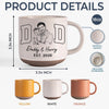 Custom Photo Printed Pottery Mug - Personalized Father's Day, Baby Shower, Gender Reveal Gifts For New Moms, New Dads, New Parents - Hello Little One