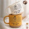 Custom Photo Printed Pottery Mug - Personalized Father's Day, Baby Shower, Gender Reveal Gifts For New Moms, New Dads, New Parents - Hello Little One