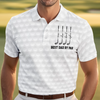 Custom All Over Print Polo Shirt - Personalized Father's Day Birthday Golf Gifts For Dad, Grandpa - Enjoy Every Shot