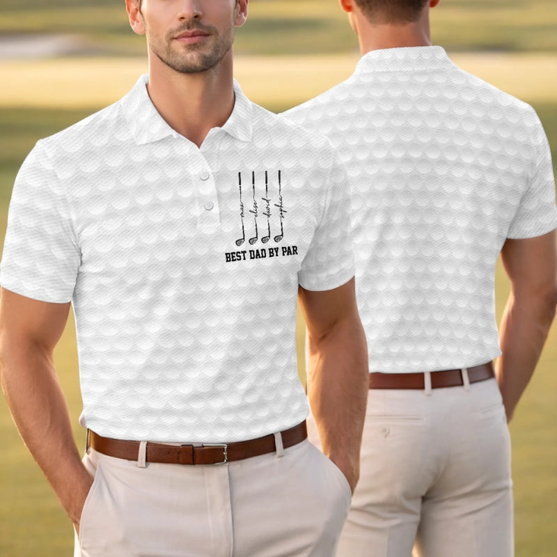 Custom All Over Print Polo Shirt - Personalized Father's Day Birthday Golf Gifts For Dad, Grandpa - Enjoy Every Shot