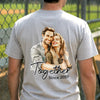 Custom Photo Unisex T-shirt - Personalized Anniversary Wedding Gifts For Husband And Wife, Him And Her - Couple Era Forever
