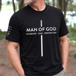 Custom T-Shirt - Personalized Father's Day Birthday Gifts For Dad, Grandpa - Man Of God