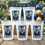 Custom Photo Graduation Cups - Personalized Graduation Gifts For Him, Her - Big Dreams, Bigger Moment