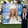Custom Photo Backdrop - Personalized Graduation Gifts For Him, Her - Go Shine In The Future