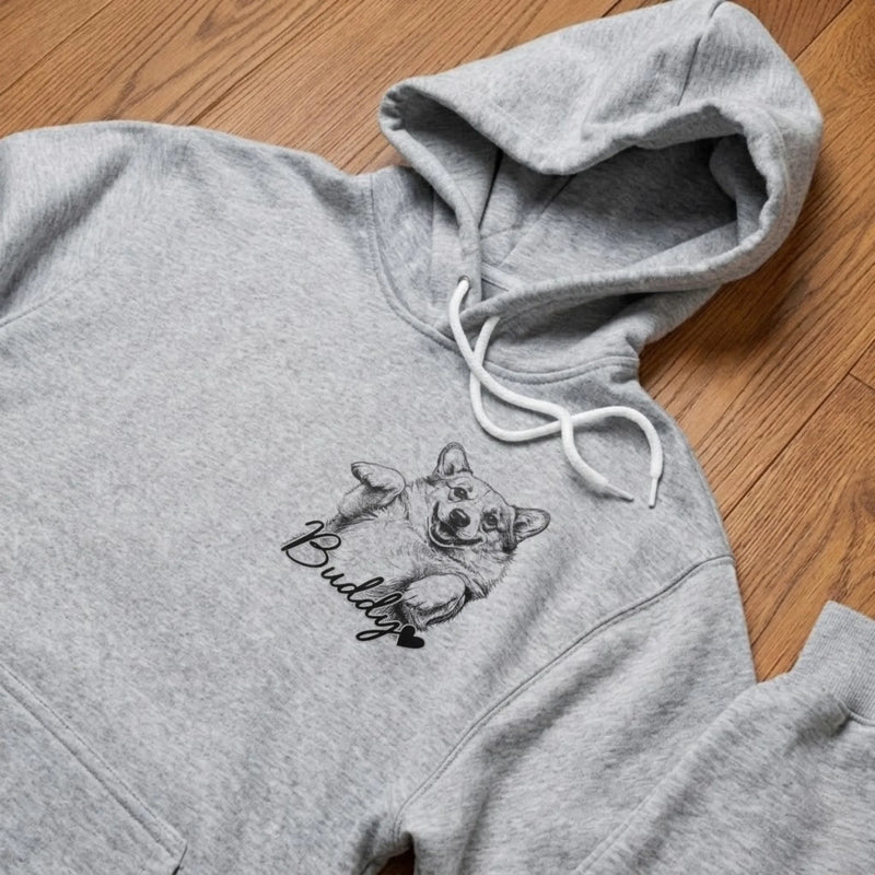 Custom Photo T-shirt, Hoodie - Personalized Father's Day Gifts For Dog Cat Lovers, Dog Dad And Mom, Cat Owners - Home Is Where Pets Are