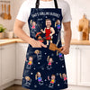 Custom Photo Apron With Pocket - Personalized Father's Day Birthday Gifts For Dad, Grandpa - Grilling With My Favorite People