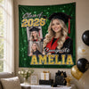 Custom Photo Backdrop - Personalized Graduation Gifts For Him, Her - Congrats Never Looked This Glam