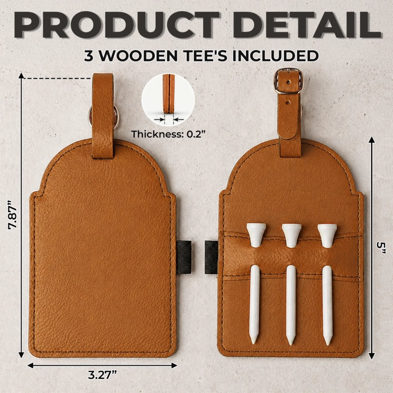 Custom Golf Bag Tag - Personalized Father's Day Birthday Golf Gifts For Dad, Grandpa - Swing Into Good Times