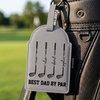 Custom Golf Bag Tag - Personalized Father's Day Birthday Golf Gifts For Dad, Grandpa - Swing Into Good Times