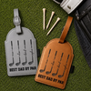 Custom Golf Bag Tag - Personalized Father's Day Birthday Golf Gifts For Dad, Grandpa - Swing Into Good Times