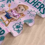 Custom Beach Towel - Personalized Summer Vacation And Travel Gifts For Teachers - Summer Club Roll Call