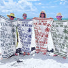 Custom Beach Towel - Personalized Summer Vacation And Travel Gifts For Teachers - Catch Me Not Lesson Planning