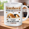 Custom 3D Inflated Effect Printed Mug - Personalized Father's Day Gifts For Dog Cat Lovers, Dog Dad And Mom, Cat Owners - Father’s Day, But Make It Furry