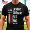 Custom T-shirt, Hoodie - Personalized America 250th Anniversary Father's Day Gifts For Dad, Grandpa - Stars Stripes And Legacy