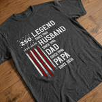 Custom T-shirt, Hoodie - Personalized America 250th Anniversary Father's Day Gifts For Husband, Dad, Grandpa - Stars Stripes And Legacy