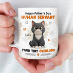 Custom Mug - Personalized Father's Day Gifts For Cat Lovers, Cat Mom And Dad - The Cat Runs This House