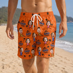 Custom Photo Tropical Hawaiian Aloha Men Beach Shorts - Personalized Father's Day Birthday Gifts For Dad, Grandpa - Strong Like Dad Everyday