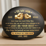Custom Printed Rock - Personalized Birthday Gifts For Son - Loved Beyond Words