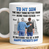 Custom 3D Inflated Effect Printed Mug - Personalized Father's Day Gifts For Son - Watching You Grow Is My Joy