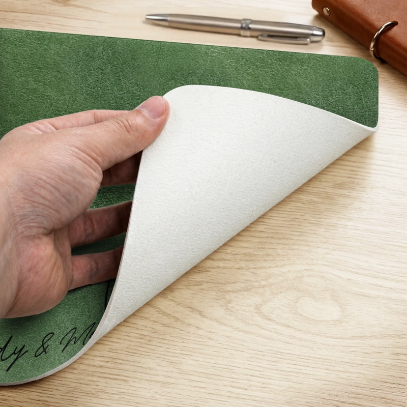 Custom Photo Desk Mat - Personalized Father's Day Birthday Gifts For Dad, Grandpa - Dad’s Love Holds Us Together