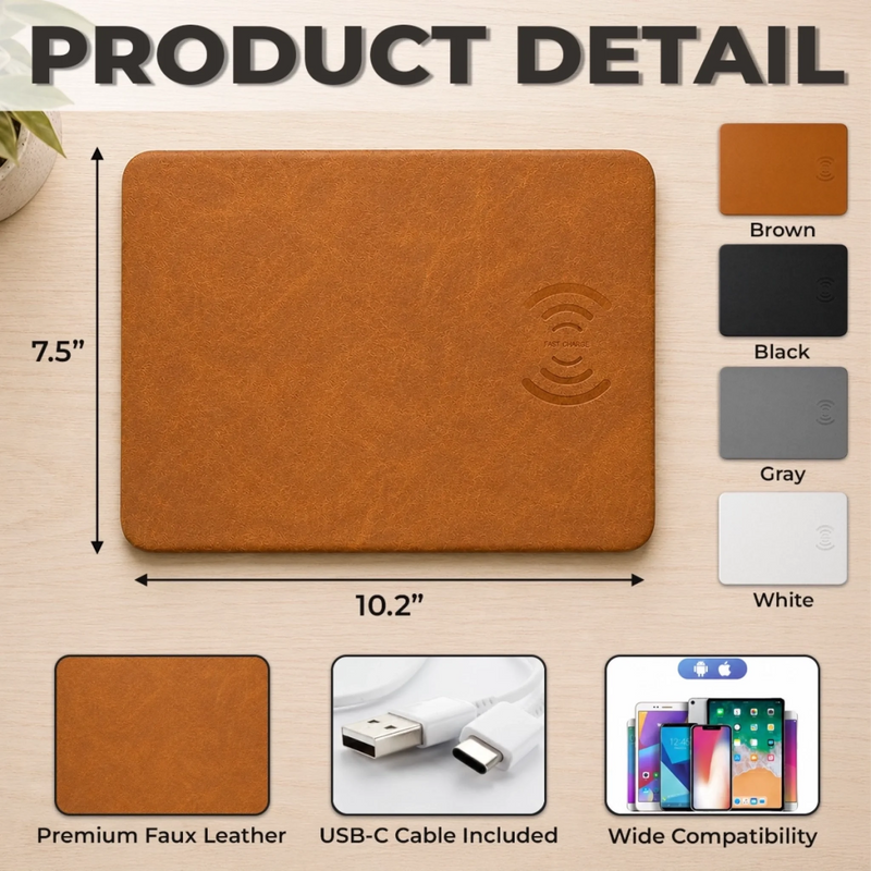 Custom Charging Mat - Personalized Father's Day Birthday Gifts For Dad, Grandpa - Forever Thankful For Dad