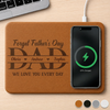 Custom Charging Mat - Personalized Father's Day Birthday Gifts For Dad, Grandpa - Forever Thankful For Dad