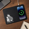 Custom Photo Charging Mat - Personalized Father's Day Birthday Gifts For Dad, Grandpa - Dad’s Love Never Misses