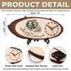Custom Photo Rustic Wooden Clock - Personalized Best Friend Birthday Gifts For Women, Besties, Sisters, BFF - The Best Kind Of Forever Friend