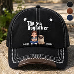 Custom Vintage Soft Baseball Cap - Personalized Father's Day Birthday Gifts For Dog Cat Lovers, Dog Dad And Mom, Cat Owners - Life Is Better With Paws