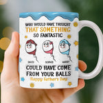 Custom 3D Inflated Effect Printed Mug - Personalized Father's Day Birthday Gifts For Dad, Grandpa - Dad Fuel Activated