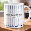 Custom Mug - Personalized Father's Day Birthday Golf Gifts For Dad, Grandpa - Golf More Worry Less