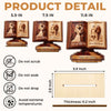 Custom 2-Layered Wooden Plaque - Personalized Anniversary Wedding Gifts For Husband And Wife, Him And Her - From Start To Forever