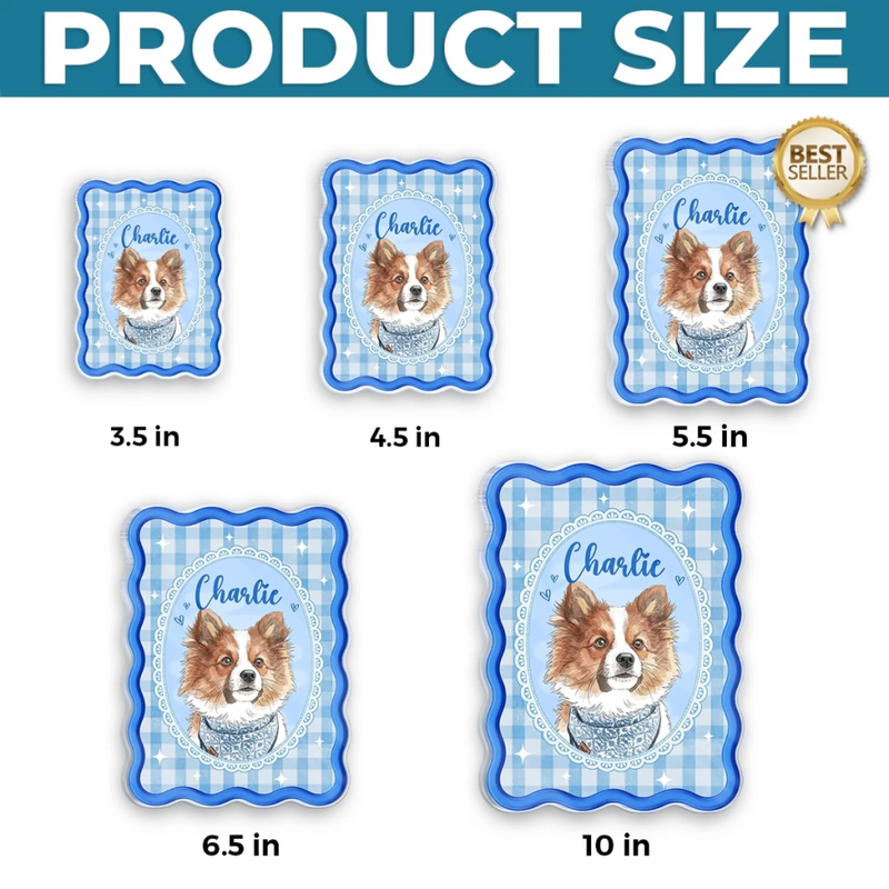 Custom Photo Acrylic Fridge Magnet - Personalized Birthday Gifts For Dog Cat Lovers, Dog Dad And Mom, Cat Owners - Furry Friend, Infinite Joy