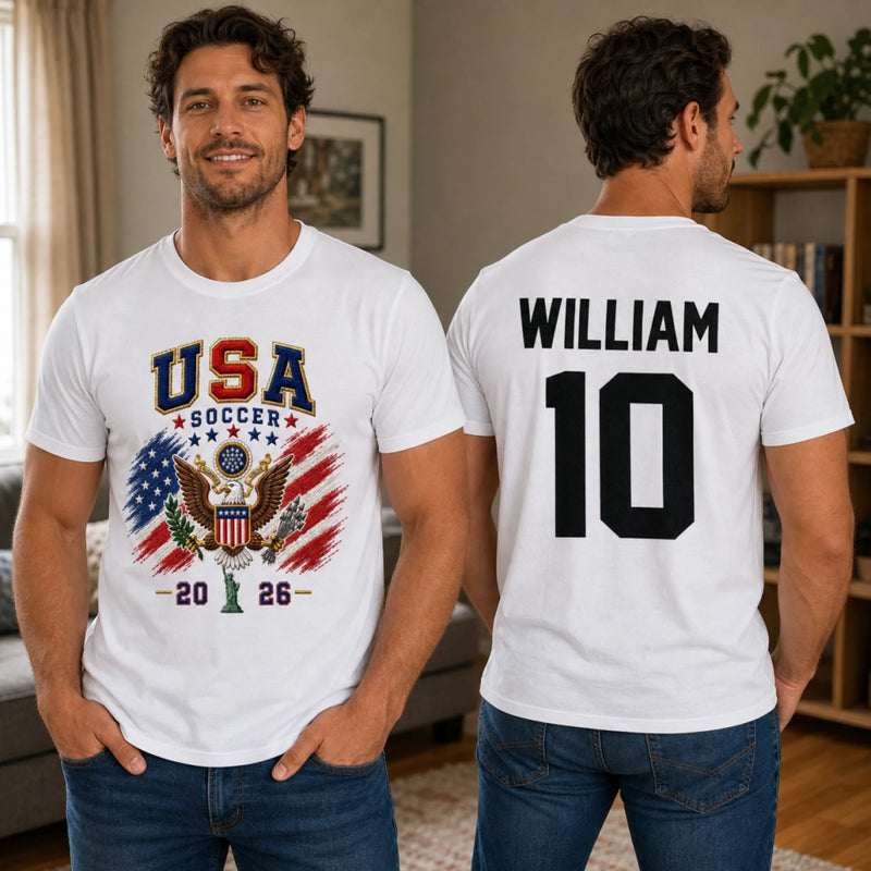 Custom International Soccer Tournament Unisex T-shirt - Personalized Birthday Gifts For Soccer Lovers, Sports Fans, Sports Lovers - Heart Full Of Goals