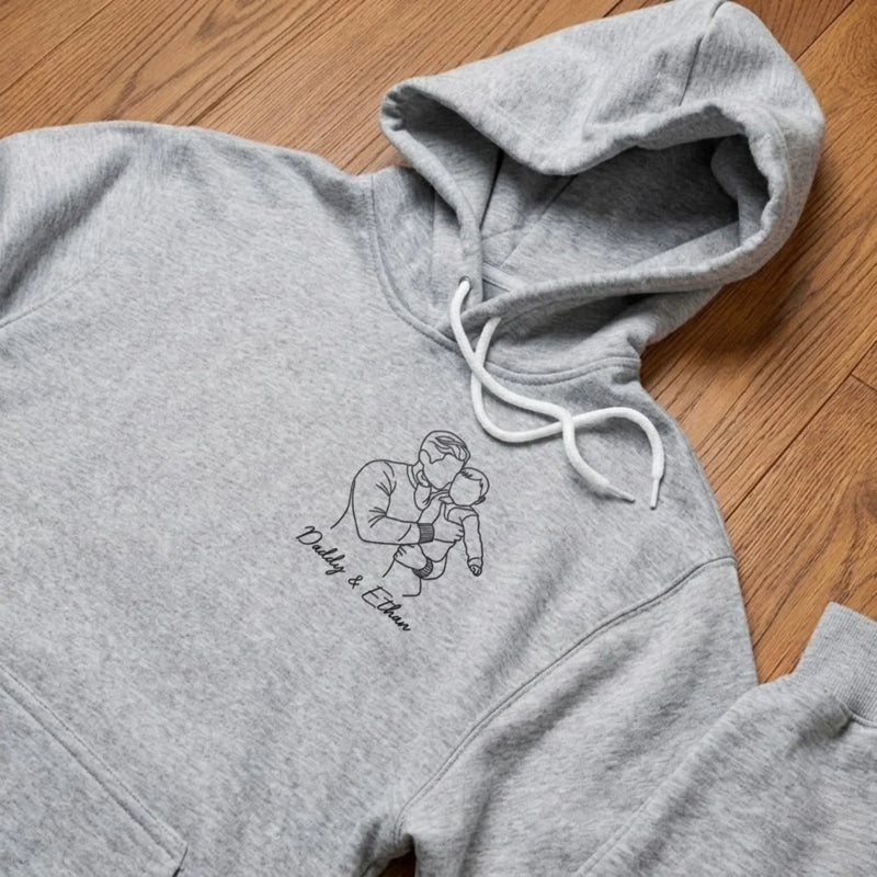 Custom Photo T-shirt, Hoodie - Personalized Father's Day Birthday Gifts For Dad, Grandpa - Dad’s Love Never Fails