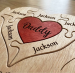 Custom You Are the Piece That Holds Us Together Mother's Day Gifts - Personalized Wooden Art Puzzle