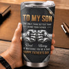 Custom Tumbler - Personalized Father's Day Birthday Gifts For Son - Son You Make Life Beautiful