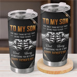 Custom Tumbler - Personalized Father's Day Birthday Gifts For Son - Son You Make Life Beautiful