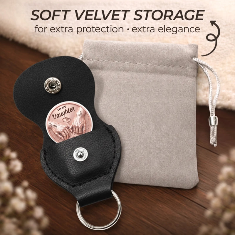 Custom Pocket Hug - Personalized Birthday Gifts For Daughter - Just Do Your Best