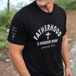 Custom T-Shirt - Personalized Father's Day Birthday Gifts For Dad, Grandpa - Fatherhood With Purpose