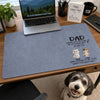 Custom Desk Mat - Personalized Father's Day Gifts For Dog Cat Lovers, Dog Dad And Mom, Cat Owners - Pet Hair Everywhere