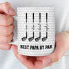 Custom 3D Inflated Effect Printed Mug - Personalized Father's Day Birthday Golf Gifts For Dad, Grandpa - Don’t Touch My Clubs