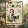 Custom Home Decor Metal Sign - Personalized  Birthday Garden Gifts For Gardeners - My Little Green Paradise