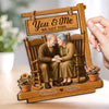 Custom 2-Layered Wooden Plaque - Personalized Anniversary Wedding Gifts For Husband And Wife, Him And Her - Our Lifetime Of Love